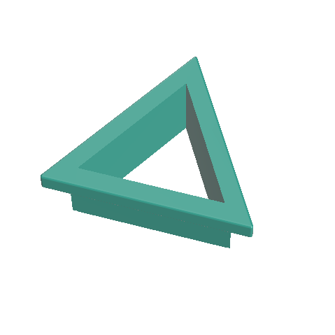 Very biscuit : Emporte-pièce triangle 3D 