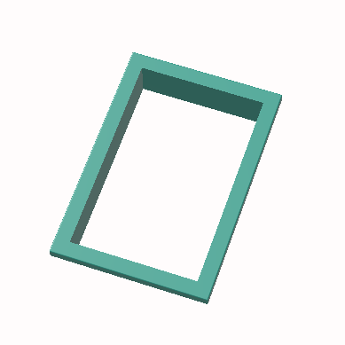 Emporte-pièce 3D rectangle